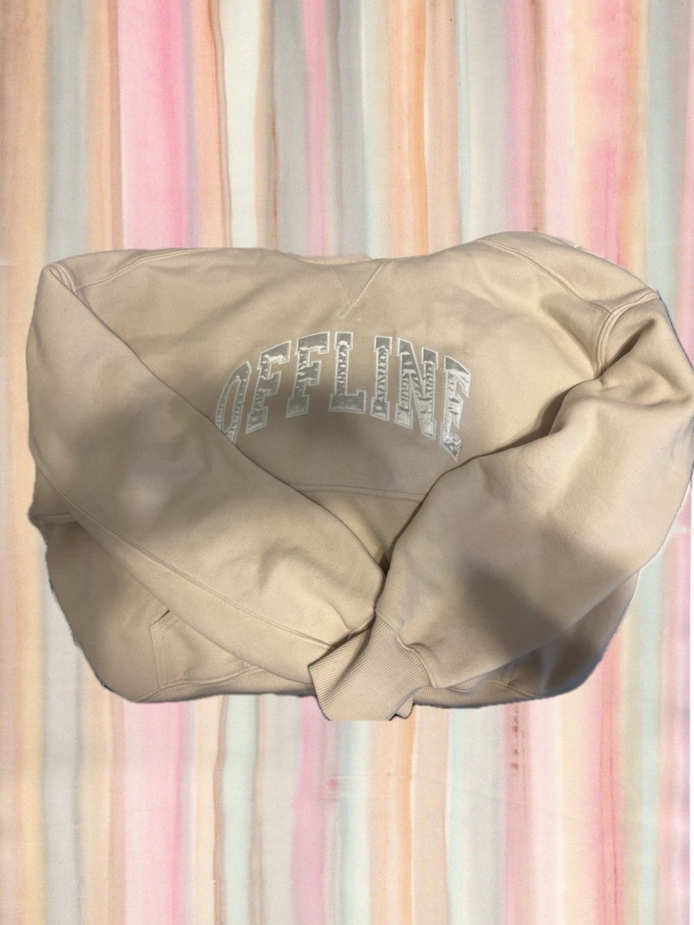 Soft pink OFFLINE' Sweatshirt